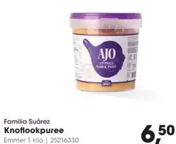 Hanos Familia Suárez Knoflookpuree aanbieding