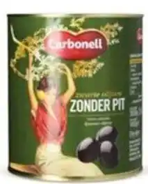 Hanos Carbonell Zwarte olijven - zonder pit aanbieding
