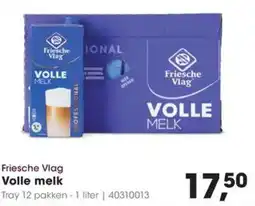 Hanos Friesche Vlag Volle melk aanbieding