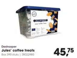 Hanos Destrooper Jules' coffee treats aanbieding