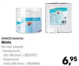 Hanos Hanos selektie mints aanbieding