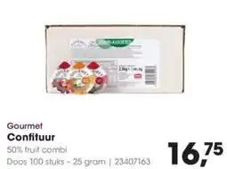 Hanos Gourmet Confituur 50% fruit combi aanbieding