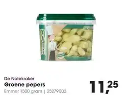 Hanos De Notekraker Groene pepers aanbieding