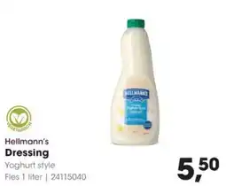 Hanos Hellmann's Dressing Yoghurt style aanbieding