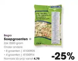 Hanos Begro Soepgroenten aanbieding
