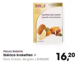 Hanos Hanos Selektie Ibérico kroketten aanbieding