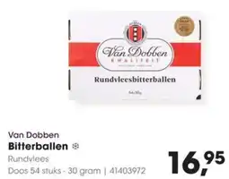 Hanos Van Dobben Bitterballen Rundvlees aanbieding