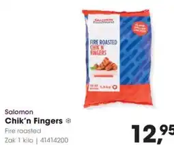 Hanos Salomon Chik'n Fingers Fire roasted aanbieding