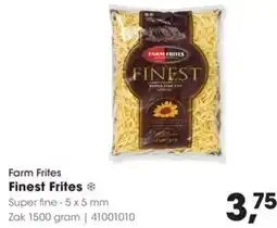 Hanos Farm Frites Finest Frites aanbieding