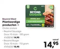 Hanos Beyond Meat Plantaardige producten aanbieding