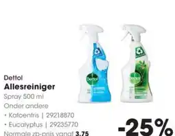 Hanos Dettol Allesreiniger Spray aanbieding
