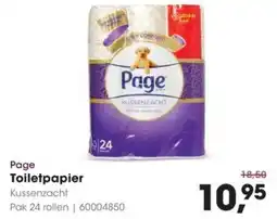 Hanos Page Toiletpapier Kussenzacht aanbieding