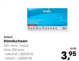 Hanos Select handschoenen aanbieding