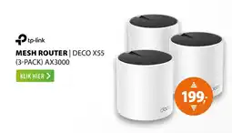 Expert Tp-link mesh router | deco X55 (3-PACK) AX3000 aanbieding
