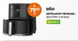 Expert Braun hetelucht friteuse multifry 3 HF3030 aanbieding