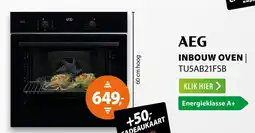 Expert AEG Inbouw oven TU5AB21FSB aanbieding