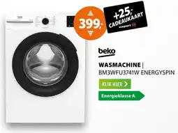 Expert Beko wasmachine energyspin BM3WFU3741W aanbieding