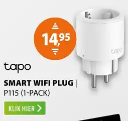 Expert Tapo smart wifi plug P115 (1-PACK) aanbieding