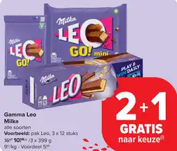 Carrefour Milka Gamma Leo aanbieding