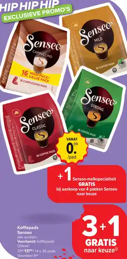 Carrefour Senseo koffiepads aanbieding