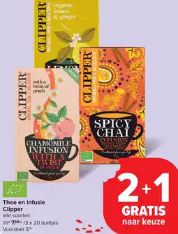 Carrefour Clipper Thee en infusie aanbieding