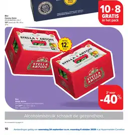 Carrefour Stella Artois Bier aanbieding