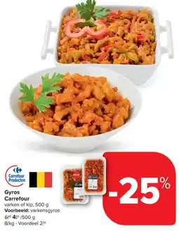 Carrefour Gyros Carrefour aanbieding