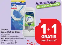 Carrefour Gamma Canard WC en Glade aanbieding