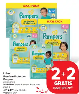 Carrefour Pampers Luiers Premium Protection aanbieding