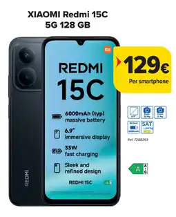 Carrefour Xiaomi Redmi 15C 5G 128 GB aanbieding