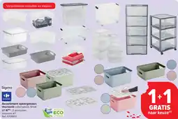 Carrefour Assortiment opbergdozen aanbieding