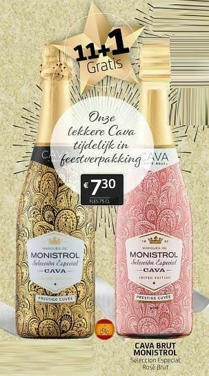 Cava brut monistrol