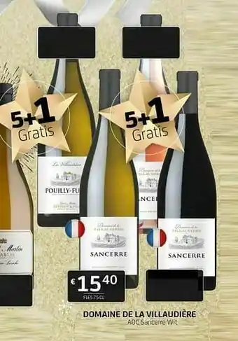 BelBev Domaine de la v`llaudière sancerre aanbieding