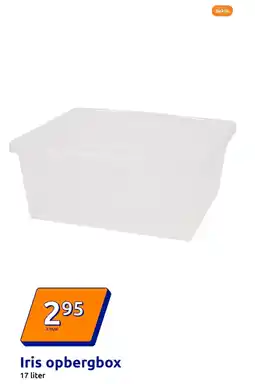 Action Iris opbergbox aanbieding
