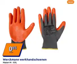 Action Werckmann werkhandschoenen aanbieding