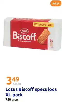 Action Lotus Biscoff speculoos XL-pack aanbieding