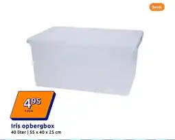 Action Iris opbergbox aanbieding