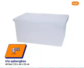 Action Iris opbergbox aanbieding