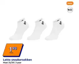 Action Lotto sneakersokken aanbieding