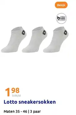 Action Lotto sneakersokken aanbieding
