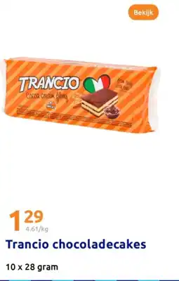 Action Trancio chocoladecakes aanbieding
