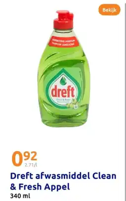 Action Dreft afwasmiddel Clean & Fresh Appel aanbieding
