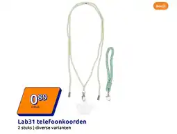 Action Lab31 telefoonkoorden aanbieding
