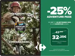 Carrefour Adventure pass aanbieding