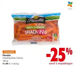 Colruyt Florette Snacking Baby Carrots aanbieding