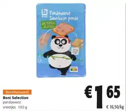 Colruyt Boni Selection pandaworst sneetjes aanbieding