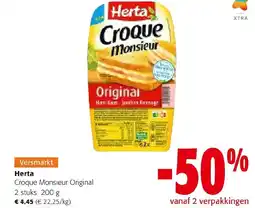 Colruyt Herta Croque Monsieur Original aanbieding