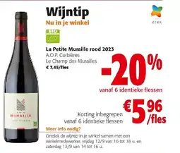 Colruyt La Petite Muraille rood 2023 aanbieding