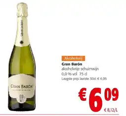 Colruyt Alcoholvrij Gran Barón aanbieding