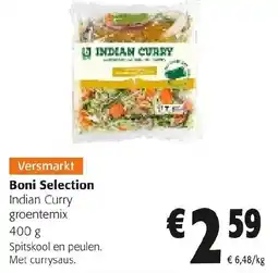 Colruyt Boni Selection Indian Curry groentemix aanbieding